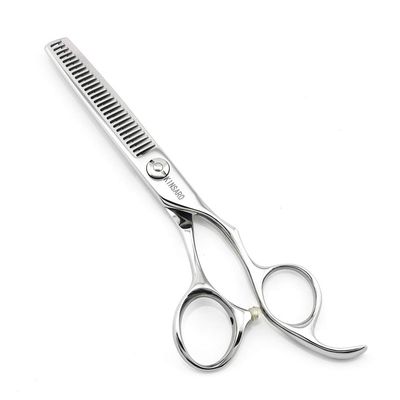 5.5" Barber Hair Thinning Scissors 440C Professional Thinning Shears Barber Shears 28 Teeth Convex Edge KINSARO for Hairdresser Barbershop or Home Use