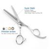 5.5" Barber Hair Thinning Scissors 440C Professional Thinning Shears Barber Shears 28 Teeth Convex Edge KINSARO for Hairdresser Barbershop or Home Use view 3