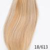 100% human hair 15"-24" Straight Invisible Halo Wire Human Hair Extensions One Piece 80G (22 inch, 18#/613) view 1