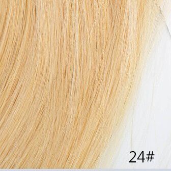 100% human hair 15"-24" Straight Invisible Halo Wire Human Hair Extensions One Piece 80G (18 inch, 24#)