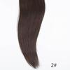 100% human hair 15"-24" Straight Invisible Halo Wire Human Hair Extensions One Piece 80G (18 inch, 2#) view 1