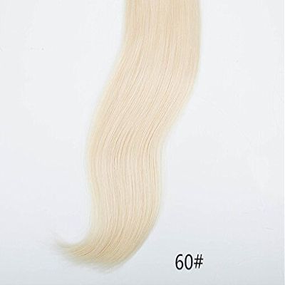 100% human hair 15"-24" Straight Invisible Halo Wire Human Hair Extensions One Piece 80G (24 inch, 60#)