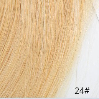 100% human hair 15"-24" Straight Invisible Halo Wire Human Hair Extensions One Piece 80G (15 inch, 24#)