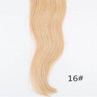 100% human hair 15"-24" Straight Invisible Halo Wire Human Hair Extensions One Piece 80G (20 inch, 16#)