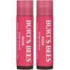 Burt's Bees Lip Tint Balm Stocking Stuffers Gifts, Long Lasting 2 in 1 Duo Tinted Balm Formula, Color Infused with Hydrating Shea Butter for a Natural Looking Buildable Finish, Petal Rose (2-Pack) view 1