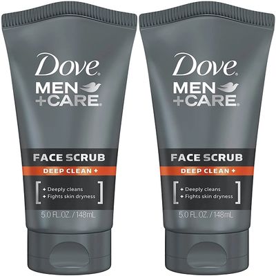 Dove Men+Care Face Scrub, Deep Clean Plus, 5 Ounce (Pack of 2)