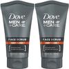 Dove Men+Care Face Scrub, Deep Clean Plus, 5 Ounce (Pack of 2) view 1