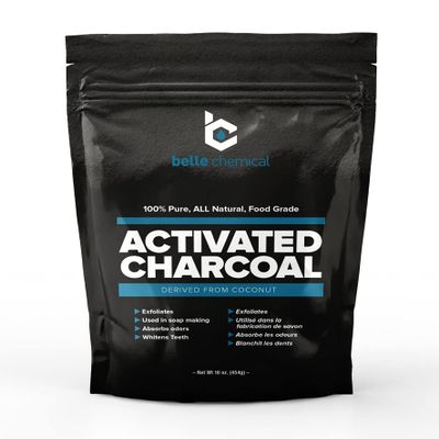 (1LB) Organic Coconut Activated Charcoal Powder - Food Grade, Kosher - Teeth Whitening, Facial Scrub, Soap Making (1 Ounce to 5 pounds (1 Pound)