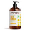 Everyone 3-in-1 Soap, Body Wash, Bubble Bath, Shampoo, 32 Ounce (Pack of 1), Coconut and Lemon, made with Essential Oils for Men and Women view 1