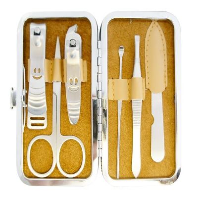 6 Pcs Personal Manicure & Pedicure Set, Travel & Grooming Kit