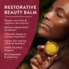 Badger Rose Beauty Balm, 100% Organic Nourishing Treatment For Face, Neck & Hands w/Pure Rose Essential Oil, Intensive Long Lasting Face Moisturizer for Women & Men, 1 oz Glass Jar view 2