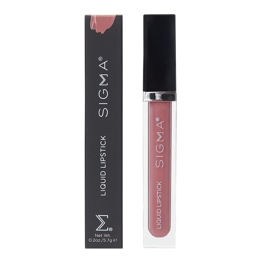 Sigma Beauty Liquid Lipstick  Bold and Luxurious Liquid Matte Lipstick with a Satin Finish - Clean, Vegan Cruelty Free Makeup (New Mod)