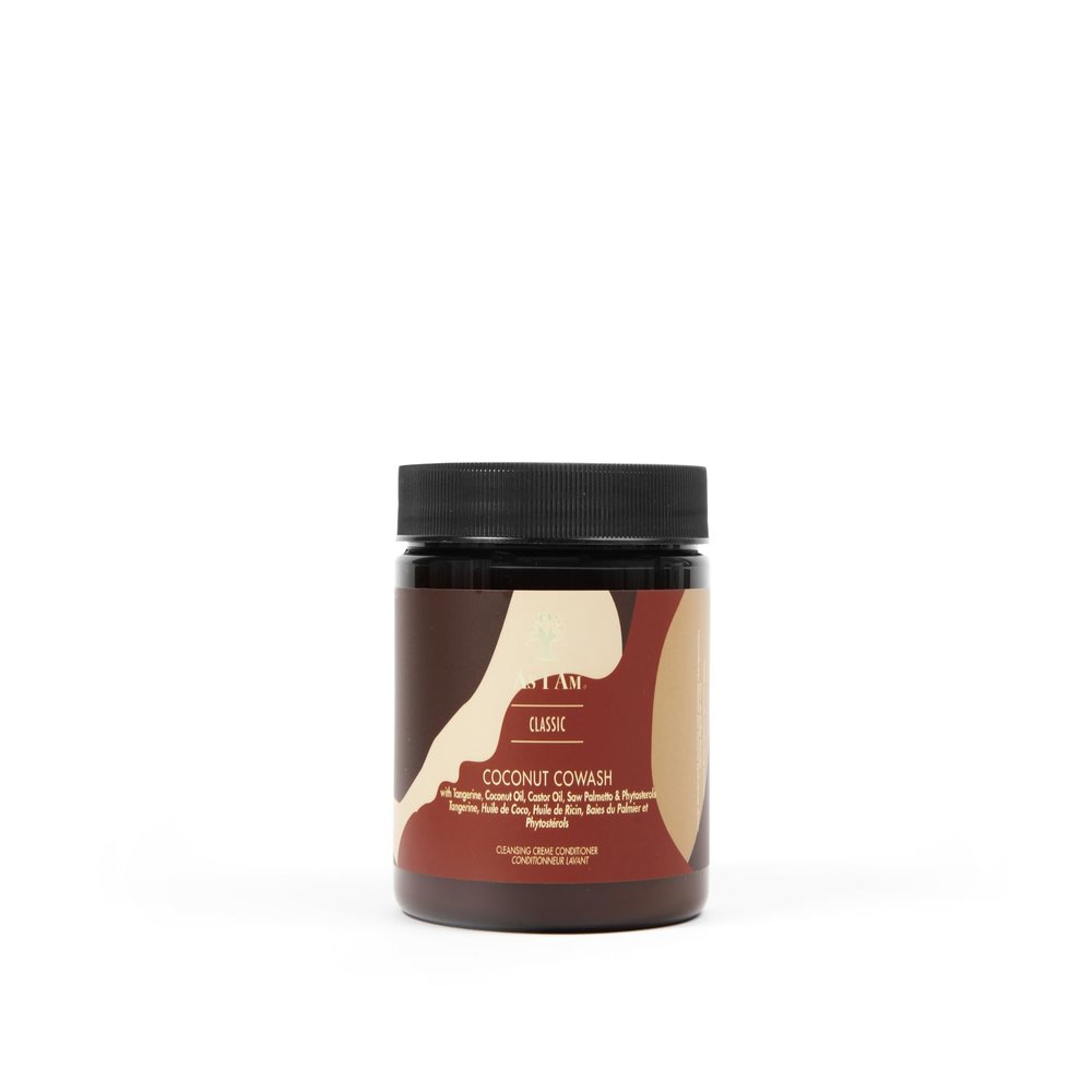 As I Am Coconut Cowash - 16 ounce - with Saw Palmetto, Castor Oil, & Phytosterols - Cleansing Conditioner - Preserves Moisture - Sulfate Free - Paraben Free