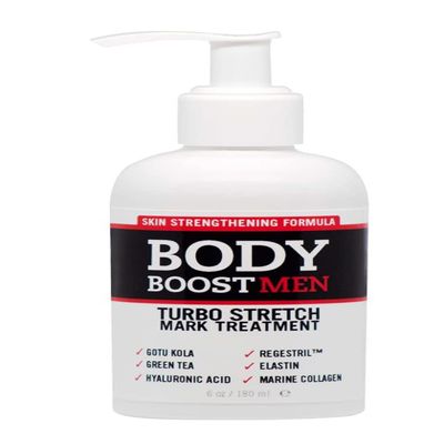 Body Boost Men Turbo Stretch Mark Treatment- Stretch Mark and Scar Treatment for Bodybuilding