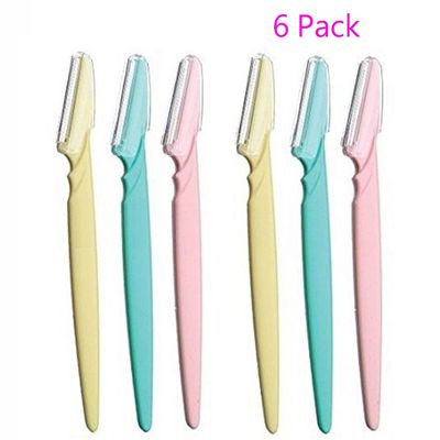 Maigk Lot Sale Wholesale Women Face & Eyebrow Hair Removal Safety Razor Trimmer Shaper Shaver (6 Pack)