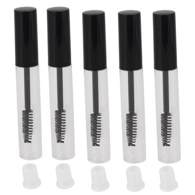5pcs 5ML Empty Mascara Tubes Eyelash Cream Bottle Makeup Vials Cosmetic Tool