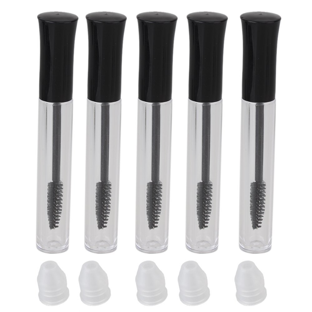 5pcs 10ML Empty Mascara Tubes Eyelash Cream Bottle Makeup Vials Cosmetic Tool