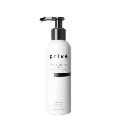 Priv Prep & Protect Blow Dry Hair Cream - Lightweight Hair Styling Cream with Heat Protection - Jojoba, Green Tea & Kukui Oil Help Strengthen, Hydrate & Add Shine - Detangles & Smooths Frizz (8 oz)