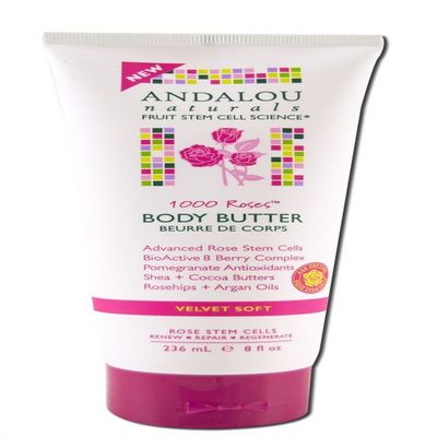 Andalou Naturals Body Butter 1000 Roses