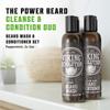 Viking Revolution Beard Care Set with Argan & Jojoba Oils - Softens, Smooths & Nourishes Facial Hair Growth - Peppermint and Eucalyptus Scented Wash & Conditioner (5 oz) view 2