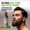 Viking Revolution Beard Care Set with Argan & Jojoba Oils - Softens, Smooths & Nourishes Facial Hair Growth - Peppermint and Eucalyptus Scented Wash & Conditioner (5 oz) view 3
