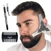 Beard Shaper & Beard Shaping Tool for Men, Beard Lineup Guide Template, Perfect for Styling and Edging, Includes Dual Action Beard Comb & Barber Pencil Liner view 1