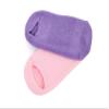 2 Pairs Women Men Moisturizing Gel Socks for Soften Cracked Skin Non-Skid Soft Cotton Gripper Socks Spa Moisturizing Socks Feet Care Treatment (Purple) view 2