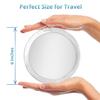 15X Magnifying Mirror  Use for Makeup Application - Tweezing  and Blackhead/Blemish Removal  6 Inch Round Mirror with Three Suction Cups for Easy Mounting - Great for Travel view 3