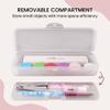 Beauticom Double-Layer Personal Storage Storage Case for Professional Nail Art Pens, Nail Brush, Tools (Frosted White) view 4