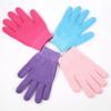 2Pairs Women Men Moisturizing Gel Gloves for Soften Cracked Skin Soft Cotton Spa Moisturizing Gloves Hand Mask Care Treatment (Blue) view 3