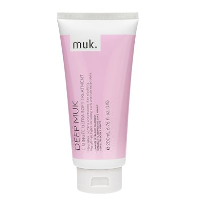 MUK. Deep muk Ultra Soft 1 minute hair treatment for All Types - Hair Treatment Nourishes, Softens, Hair Repair & Improves Elasticity. Hydrating Smoothing Formula for Shine, 200ml