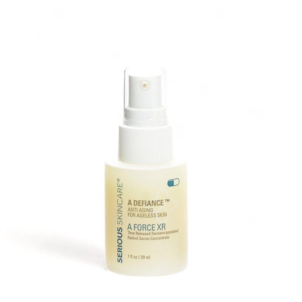 Vitamin A Force XR Retinol Serum Concentrate - Micro Exfoliate & Resurface for Radiant Skin - For Lines, Wrinkles - Pore Minimizer - Encapsulated Retinol for Anti-Aging - Serious Skincare - 1 Oz.