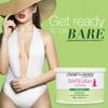 Clean + Easy BAREzilian Hard Wax, Non-Strip Hair Removal Depilatory Wax for Full Body, Bikini Brazilian Waxing, Great for Sensitive Skin - Ideal for Women and Men, 14 oz view 2