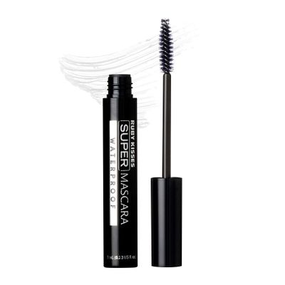 Ruby Kisses Super Mascara Waterproof, Lengthening, Defining, Curling Mascara, Eye Makeup (Clear)