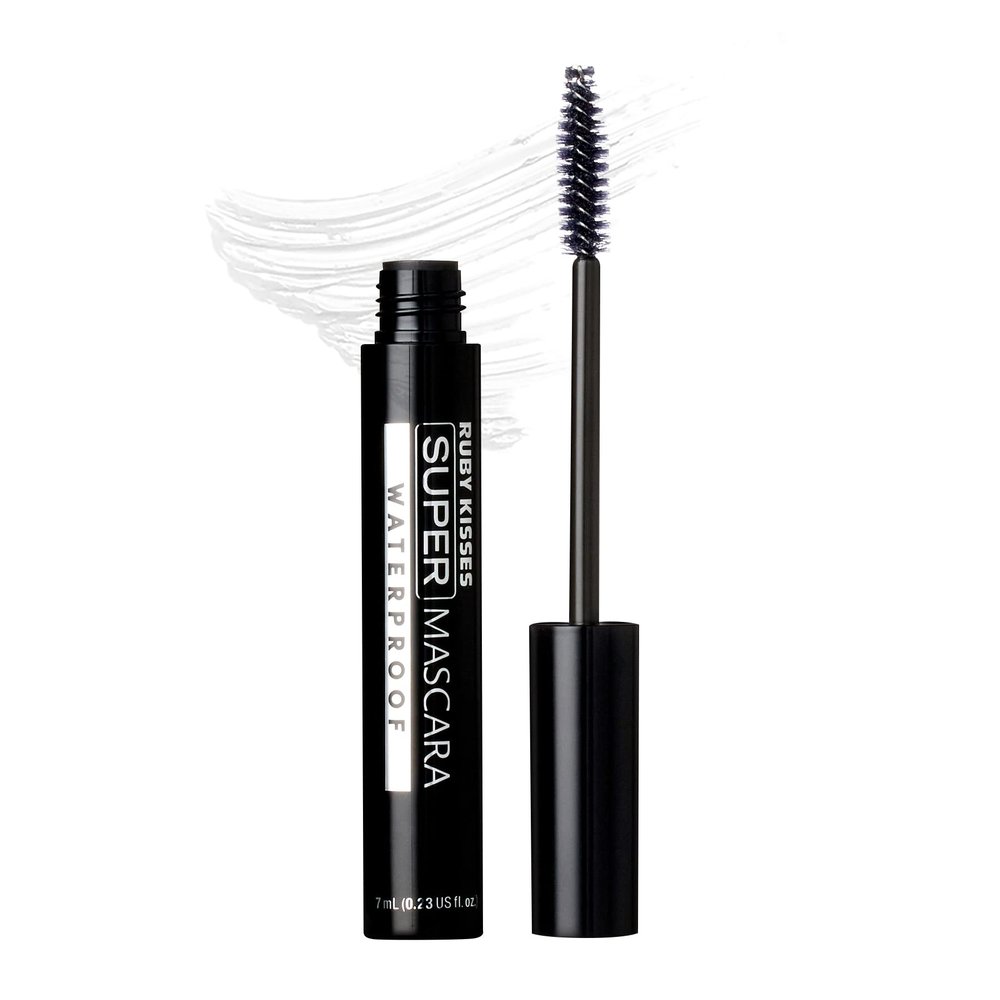 Ruby Kisses Super Mascara Waterproof, Lengthening, Defining, Curling Mascara, Eye Makeup (Clear)