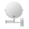 LANSI Wall Mounted Makeup Mirror, 10x/1x Double-Sided Magnifying Mirror, 360 Extendable Arm Bathroom Mirror, 8 inch Vanity Mirror for Makeup or Shaving Chrome Finish view 1