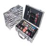 Cameo Carry All Makeup Train Case and Reusable Zebra Aluminum Case view 2