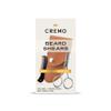 Cremo Beard Accessories, Beard and Mustache Stainless Steel Beard Shears with Synthetic Leather Carrying Case and Comb - Shape, Style And Groom Any Length Facial Hair view 1