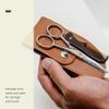 Cremo Beard Accessories, Beard and Mustache Stainless Steel Beard Shears with Synthetic Leather Carrying Case and Comb - Shape, Style And Groom Any Length Facial Hair view 2