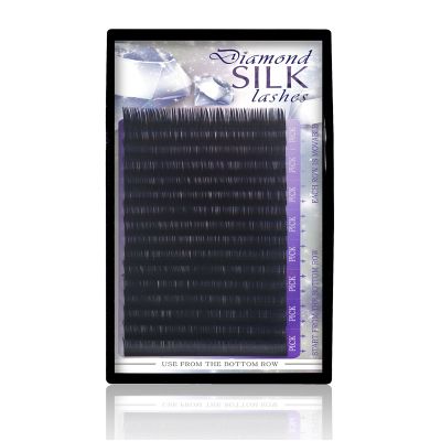 Diamond Silk B Curl Mixed Size .20mm x 8mm-15mm Eyelash Extension