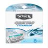 Schick Quattro Titanium Razor Blade Refills for Men - 8 Count view 1