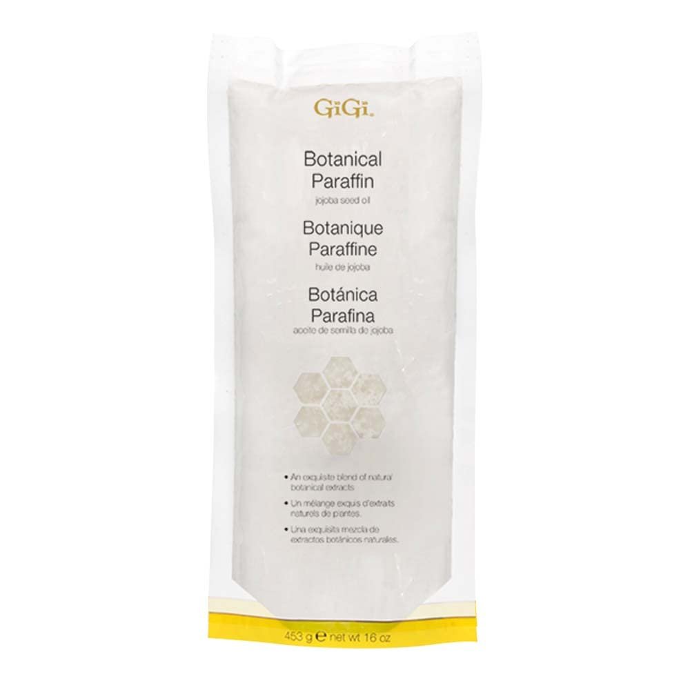 GiGi Botanical Paraffin Wax Refill with Jojoba Oil  Block for Hands & Feet, Moisturizing Spa-Grade for Paraffin Bath & Therapy Machine, 16 oz
