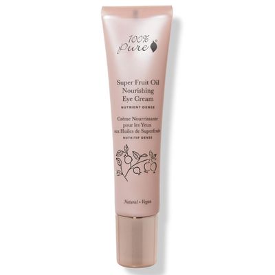100% PURE Super Fruit Oil Nourishing Eye Cream, Anti-Aging Organic & Natural Hydration for Puffiness, Fine Lines, Under Eye Bags - 0.5 Fl Oz