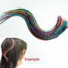 20 Real Feathers Hair Extension Kit - Assorted Colors, Long Natural Thin Feathers, 7-13 Length, 100% Real Rooster Feathers view 3