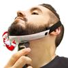 Aberlite FlexShaper 2.0 - Beard Shaper for Men - Hands-Free & Flexible Neckline Guide - Beard Trimmer Tool - Lineup Stencil Kit - White view 1