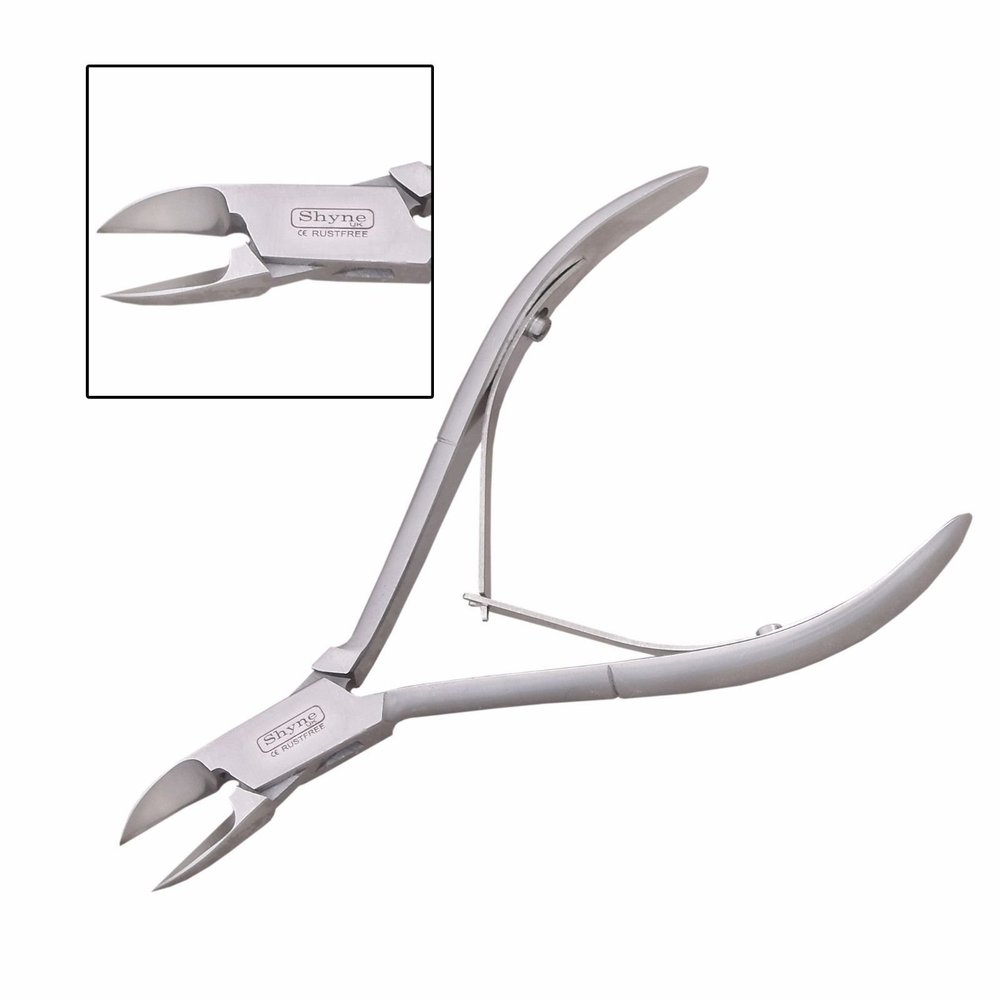 5.5" PRO NAIL CLIPPER CUTTER TOE MANICURE SCISSORS NAIL ART CUTICLE ARCYLIC