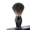 4 PCs Men's Shaving Set with De Safety Razor(No Blades Included),Pure Badger Hair Brush,Soap & Bowl view 2