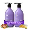 Luseta Biotin Shampoo and Conditioner for Hair - Thickening Shampoo for Thinning Hair- Infused with Argan Oil to Damaged Dry Hair - Sulfate Free Paraben Free-2 x 16.9 fl oz view 1