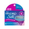 Schick Hydro Silk Moisture Razor Blade Refills, 4 Count | 5-Blade Moisturizing Razors for Women | Womens Moisturizing Razor Refills view 1
