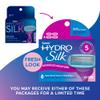 Schick Hydro Silk Moisture Razor Blade Refills, 4 Count | 5-Blade Moisturizing Razors for Women | Womens Moisturizing Razor Refills view 2